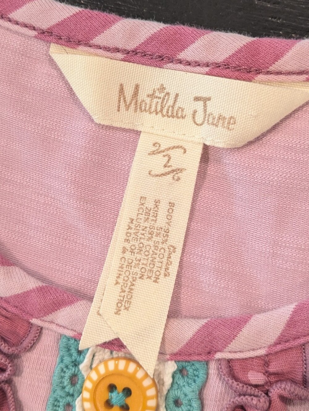 Matilda Jane Moments With You Dress, Size 2 - Picture 5 of 6